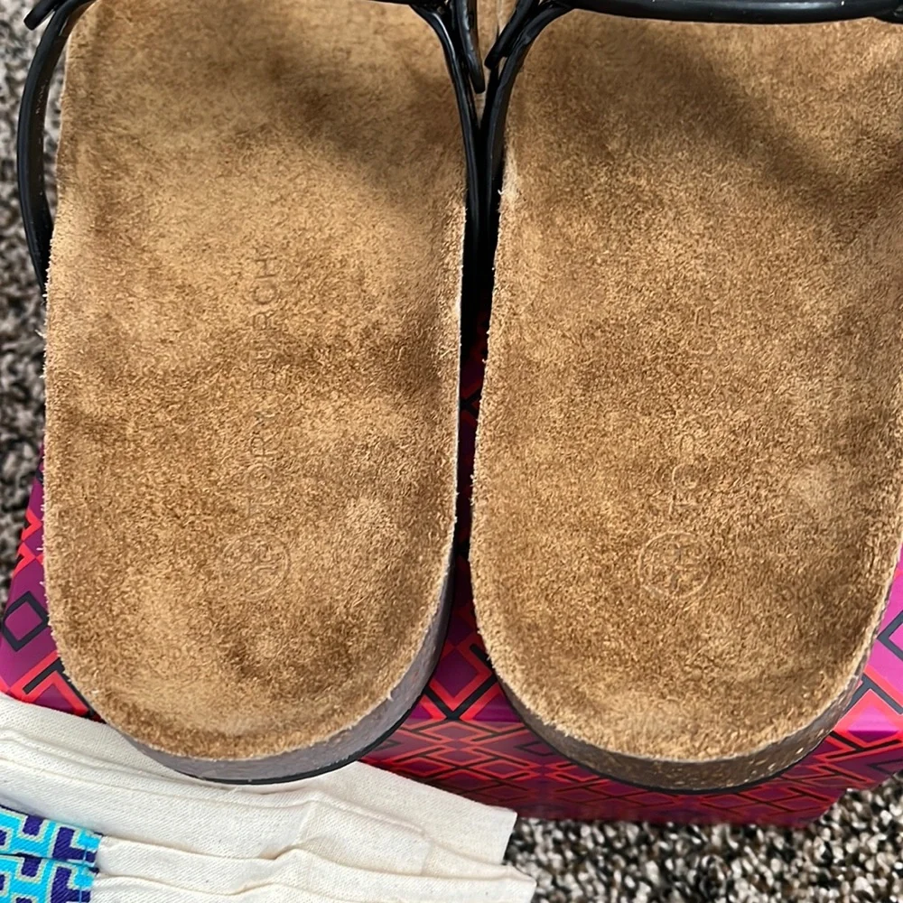 Tory Burch Black Miller Cloud Sandal, NWT